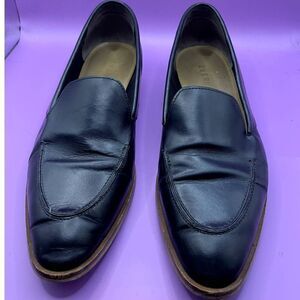 Everlane Black Leather Pointed Toe Loafers - 9.5